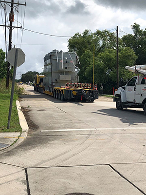 Entergy crews, contractors transfer and install massive transformer