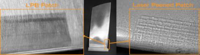 Fatigue life improvement of R0 compressor blades: A comparison of laser peening and low plasticity burnishing
